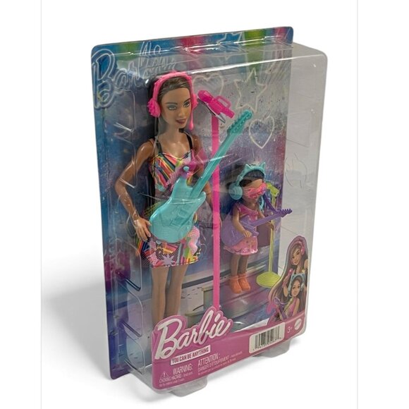 Barbie Doll & Chelsea Pop Star Sister Dolls Microphone Guitar Headphone 2022 - Picture 3 of 9